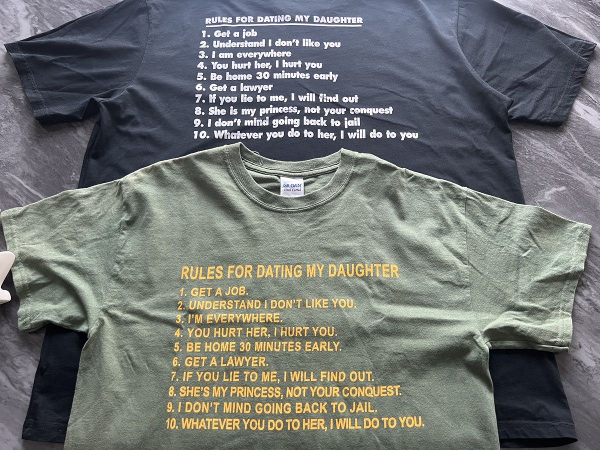 Other × Vintage Guns Dont Kill People : Dad With Pretty Daughters Kill Ppl Size US XXL / EU 58 / 5 - 11 Thumbnail