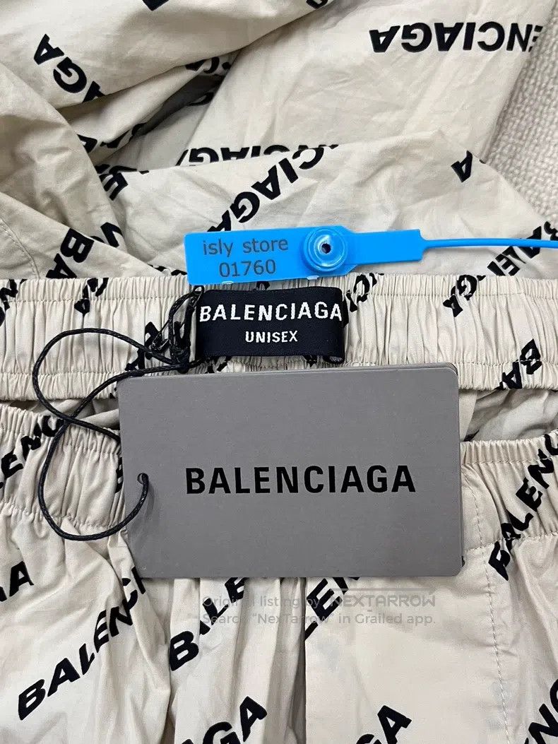 Balenciaga Balenciaga Full Print Logo Trousers Size US 30 / EU 46 - 3 Thumbnail