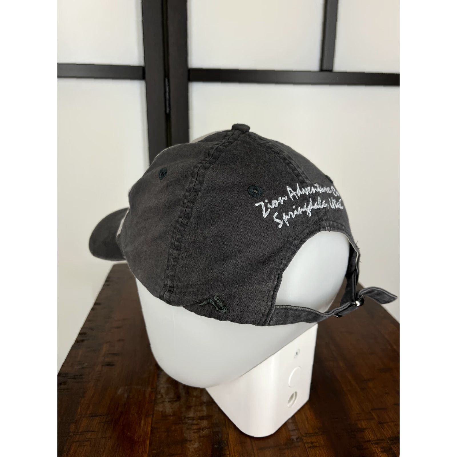 Vintage VINTAGE Pacific Headwear Hat cap Strap Back Adult One Size Gray Stretch Cotton Blend Size ONE SIZE - 5 Thumbnail