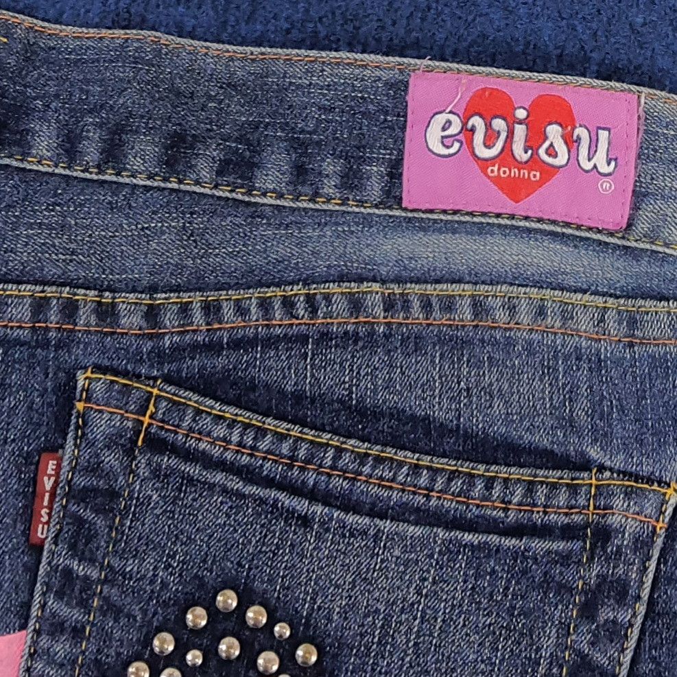 Evisu Vintage Evisu Donia Japanese Brand Custom Daicock Jeans Size 31" - 3 Thumbnail