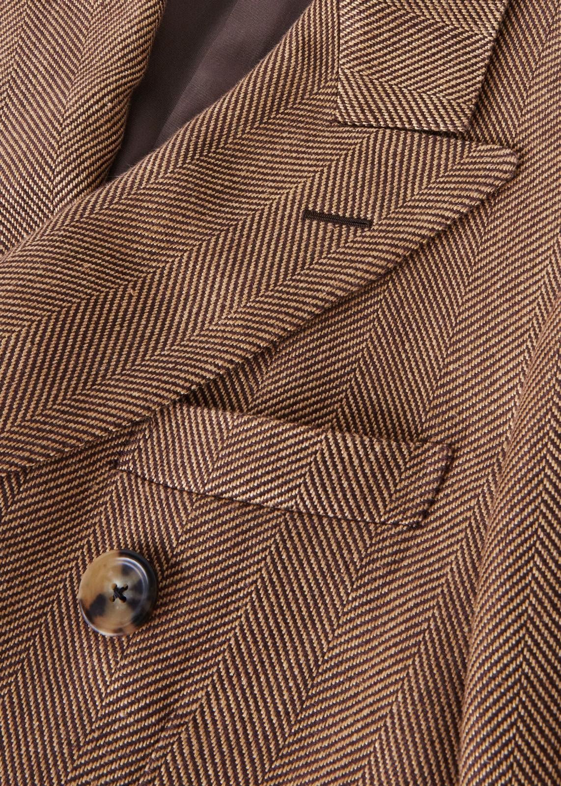 Loro Piana o1srvl11e0425 FAO0327 Double-Breasted Herwin Coat in Brown Size XS / US 0-2 / IT 36-38 - 3 Thumbnail