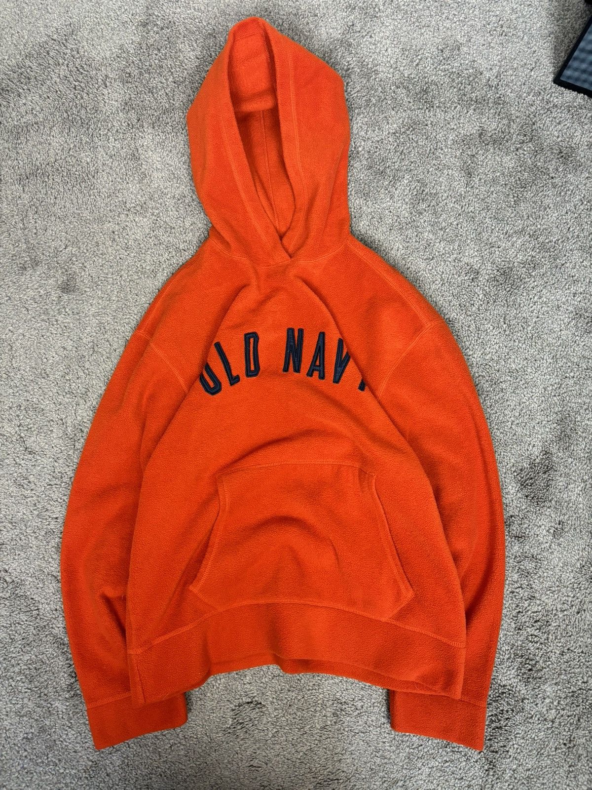 Old Navy Y2k orange old navy fleece hoodie Size US M / EU 48-50 / 2 - 1 Thumbnail