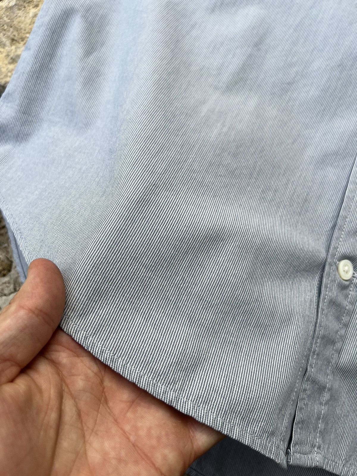 Norse Projects Norse Projects osvald micro stripe ss cotton pocket shirt Size US S / EU 44-46 / 1 - 10 Thumbnail