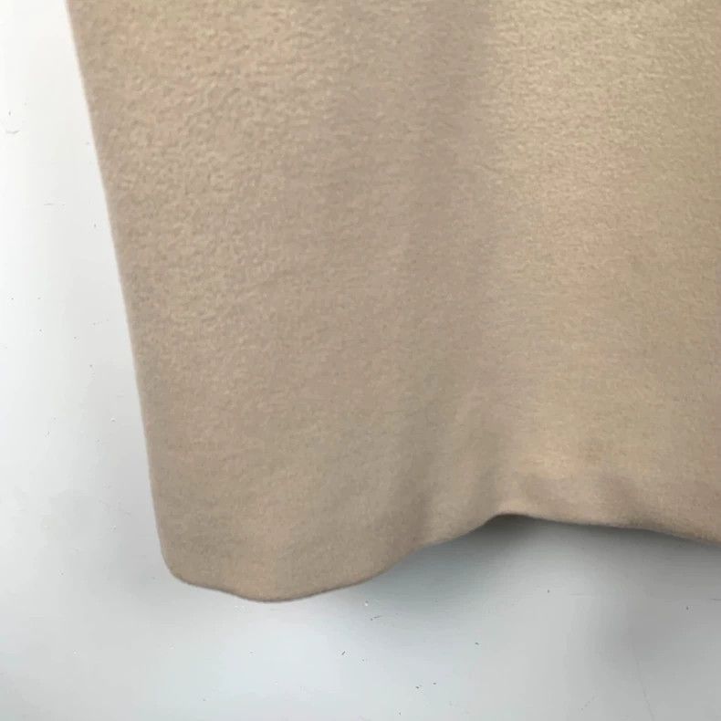Max Mara Max Mara 101801 Collection Sand Wool Lapel Double Breasted Size XS / US 0-2 / IT 36-38 - 5 Thumbnail