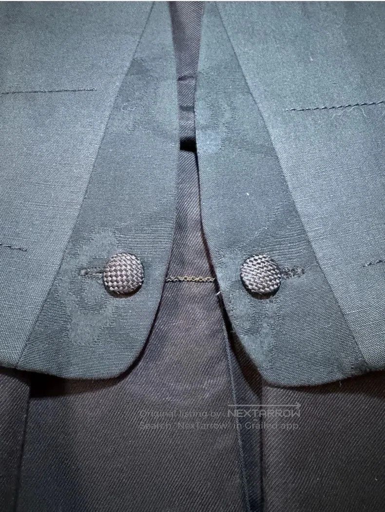 Ann Demeulemeester Ann Demeulemeester 2012SS Jacquard Collarless Jacket. Size US XXS / EU 40 - 7 Thumbnail