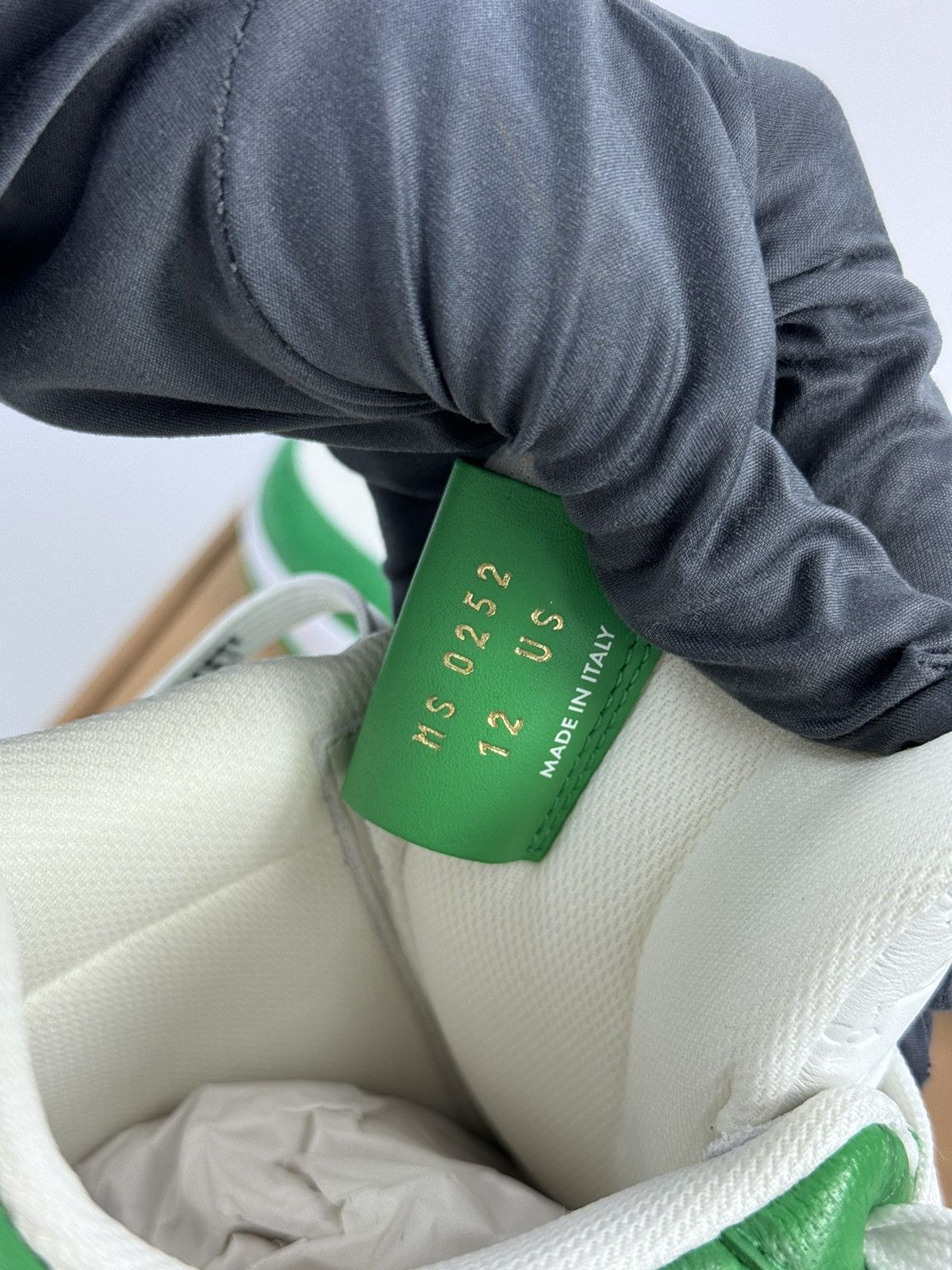 Louis Vuitton AIR FORCE 1 GREEN MONOGRAM SNEAKERS (VERY RARE SIZE) Size US 12 / EU 45 - 14 Thumbnail