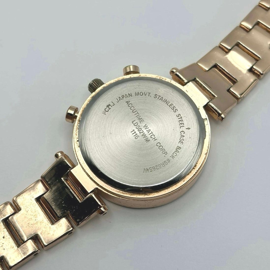 Other Rose Gold Crystal Accutime Watch Size ONE SIZE - 6 Thumbnail