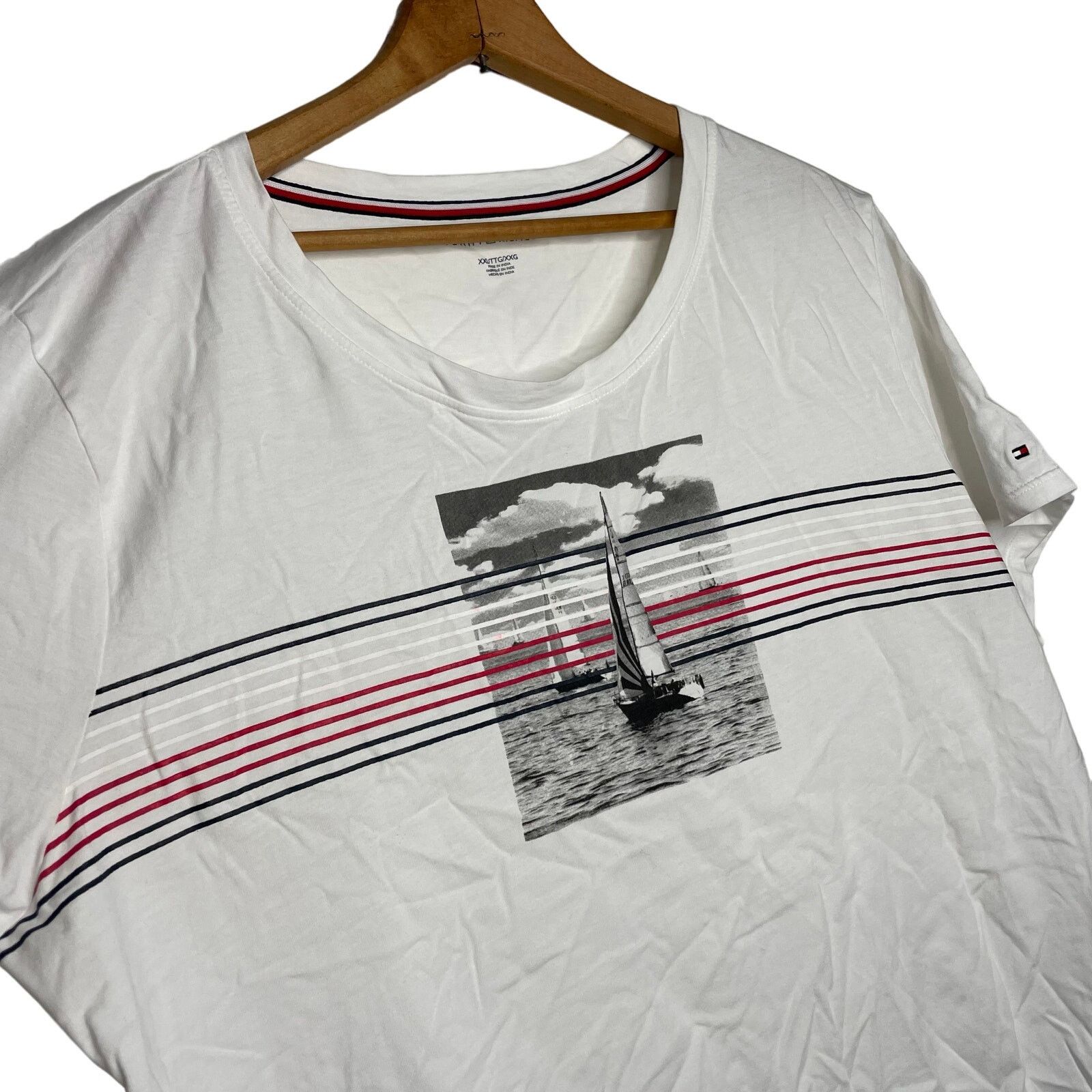 Tommy Hilfiger Tommy Hilfiger Sailboat Crewneck Size US XXL / EU 58 / 5 - 8 Thumbnail