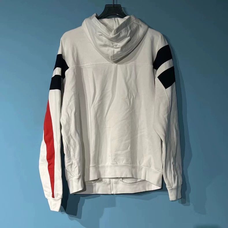 Balenciaga Balenciaga latest white striped embroidered logo school uni Size US S / EU 44-46 / 1 - 2 Thumbnail