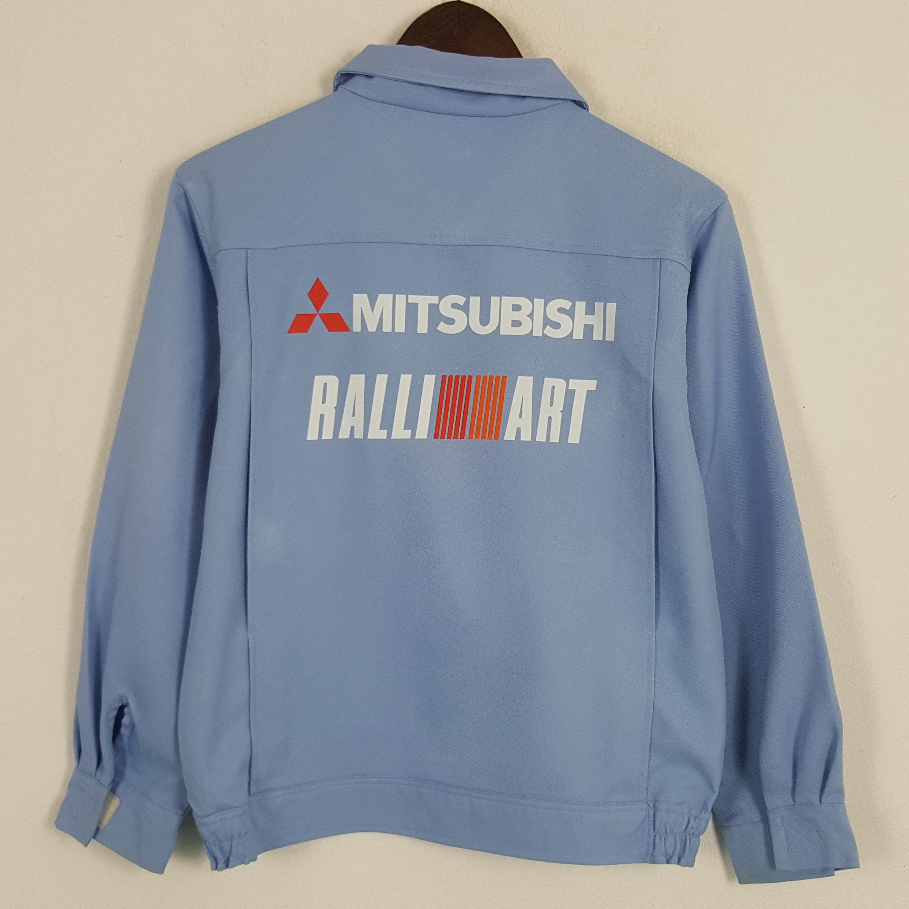 Japanese Brand × Vintage Vintage Mitsubishi RalliArt Racing Custom Art Worker Jacket Size S / US 4 / IT 40 - 1 Thumbnail