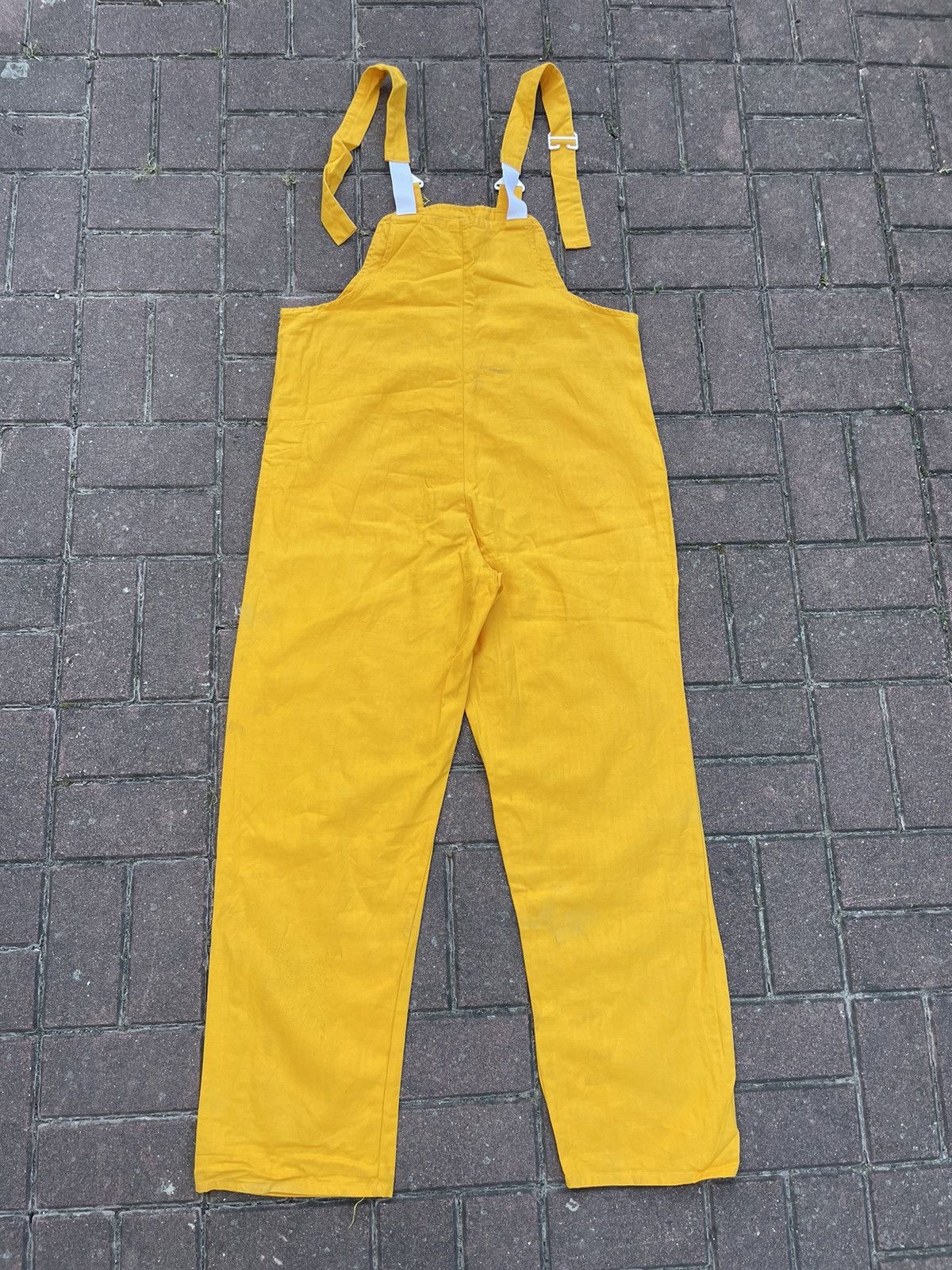 Le Laboureur × Vintage Vintage French Sanfor Workwear Faded Overalls Pants Size US 38 / EU 54 - 12 Thumbnail