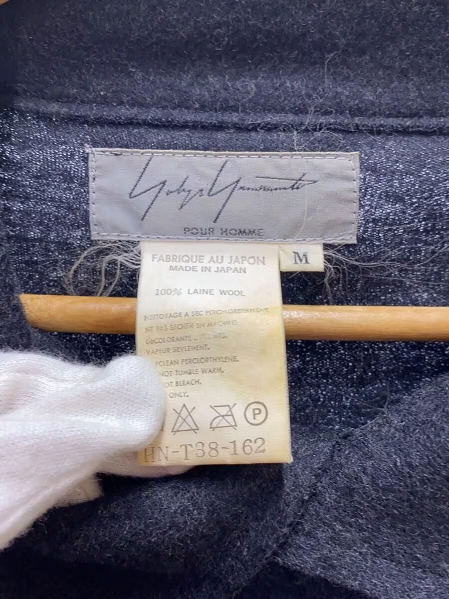 Yohji Yamamoto yohji yamamoto POUR HOMME archive wool shirts HN-T38-162 Size US M / EU 48-50 / 2 - 3 Thumbnail