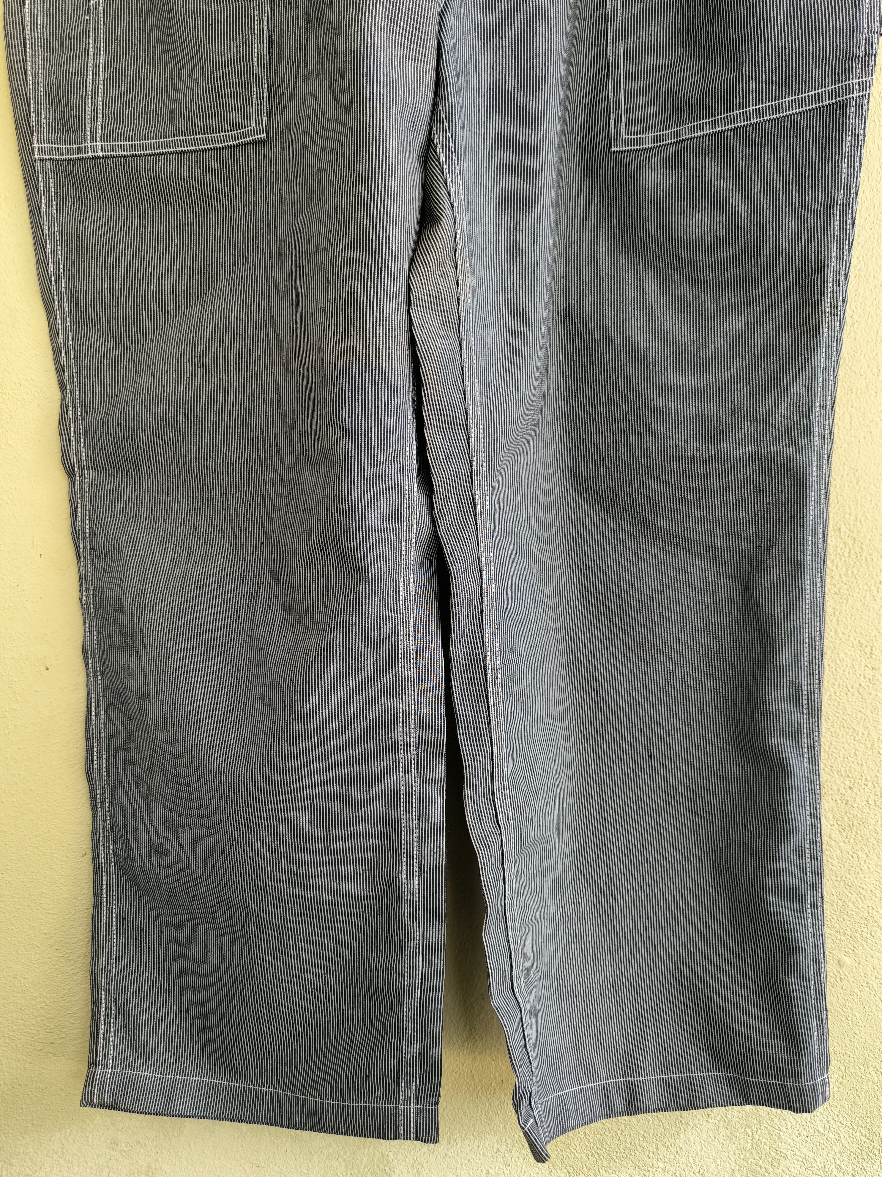 Japanese Brand FIELDCORE workwear hickory overall Size US 38 / EU 54 - 4 Thumbnail