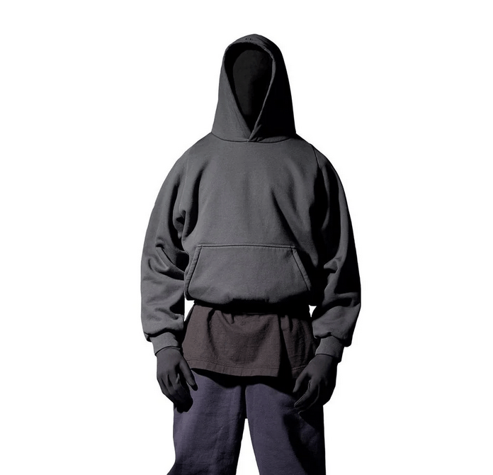 Balenciaga × Gap × Yeezy Shrunken Logo Hoodie Black Size US M / EU 48-50 / 2 - 4 Thumbnail
