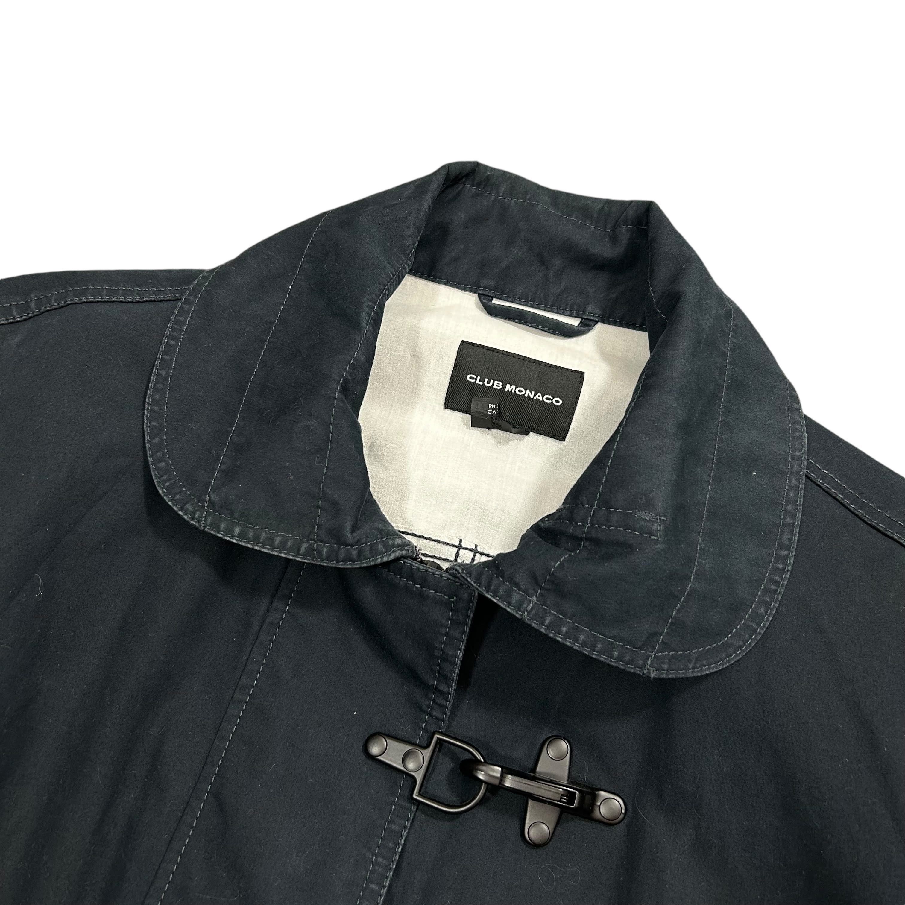 Club Monaco Club Monaco Navy Blue Clip Hook Cotton Jacket Coat Large Size US L / EU 52-54 / 3 - 3 Thumbnail