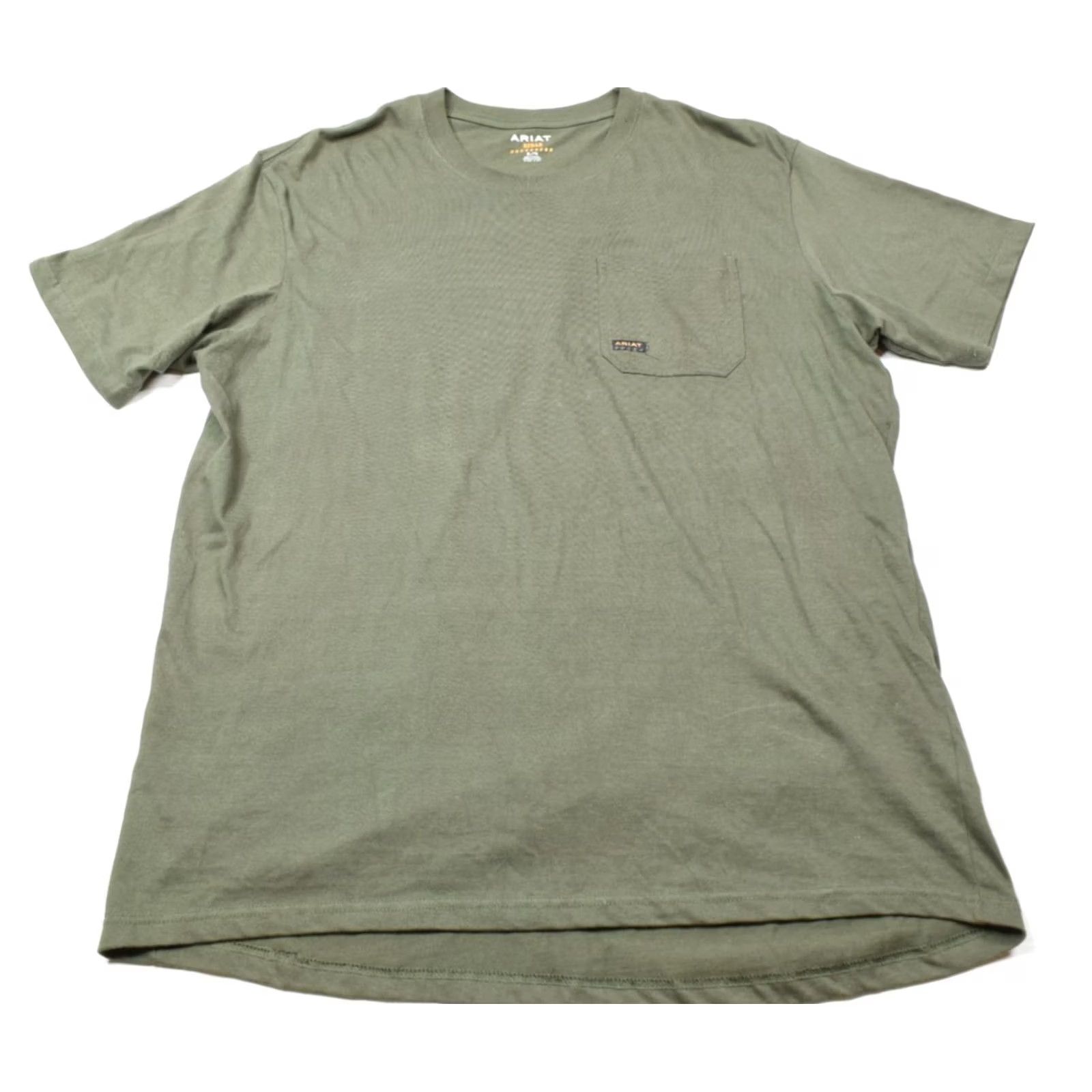 Ariat Ariat Rebar Strong T-Shirt Mens XL Green Cotton American Outdoors Short Sleeve Size US XL / EU 56 / 4 - 3 Thumbnail