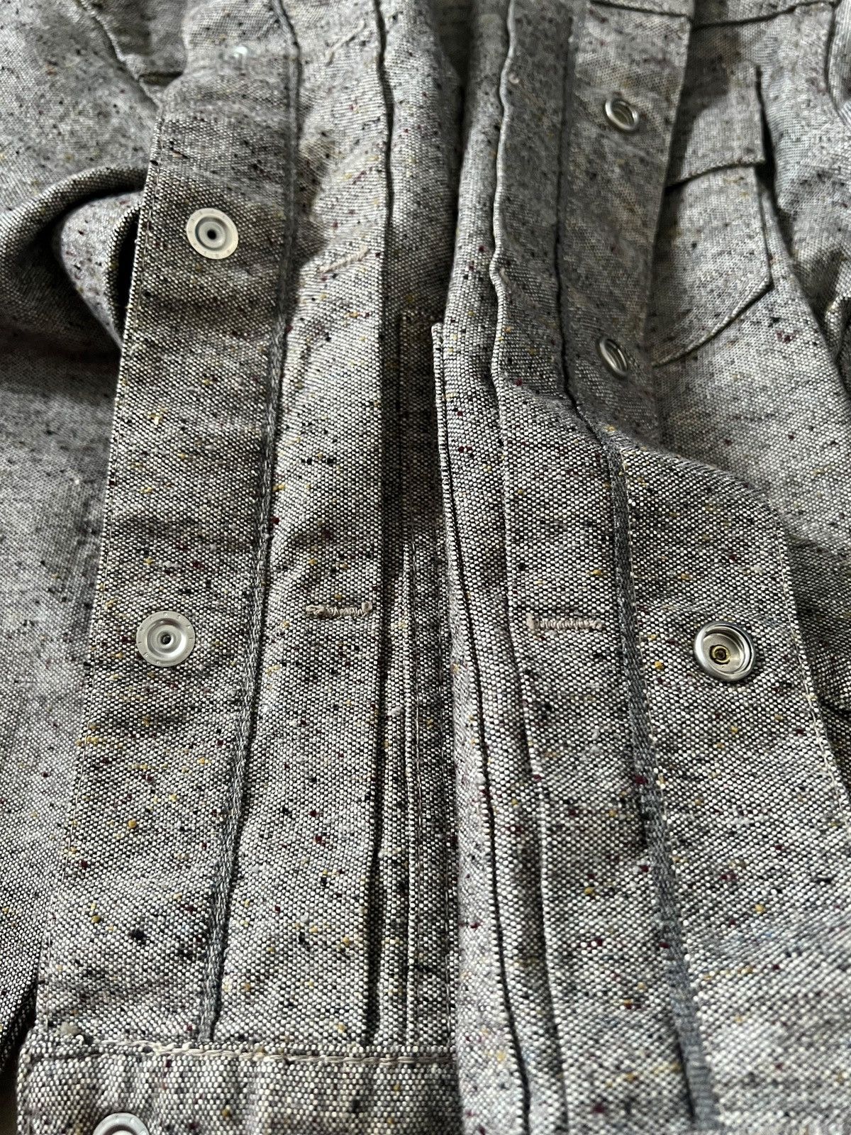 Evisu Vintage Evisu Yamane Deluxe Hayaoki Cropped Trucker Jacket Size US M / EU 48-50 / 2 - 20 Thumbnail