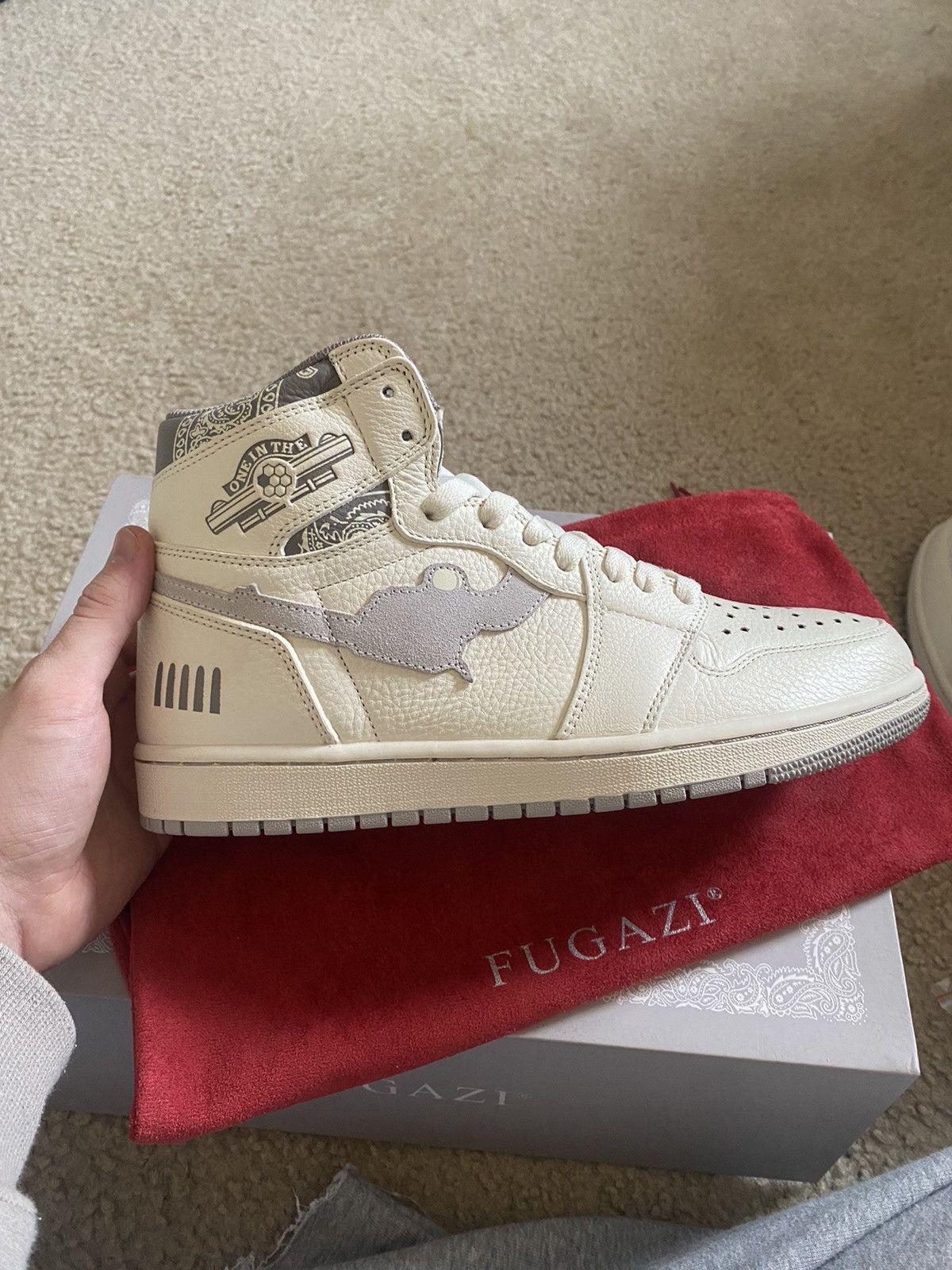 image of Fugazi ‘One In The Chamber’ Size 8 Shoes in White, Men's