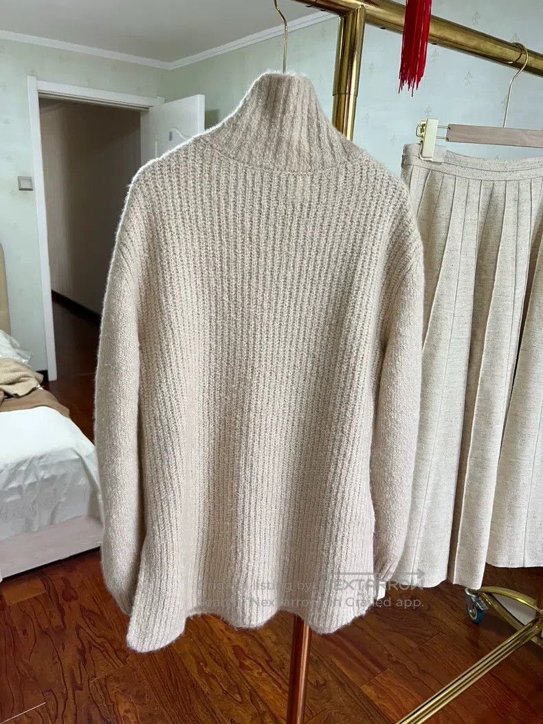 Loro Piana Loro Piana Beige Cashmere Sweater Size S / US 4 / IT 40 - 6 Thumbnail