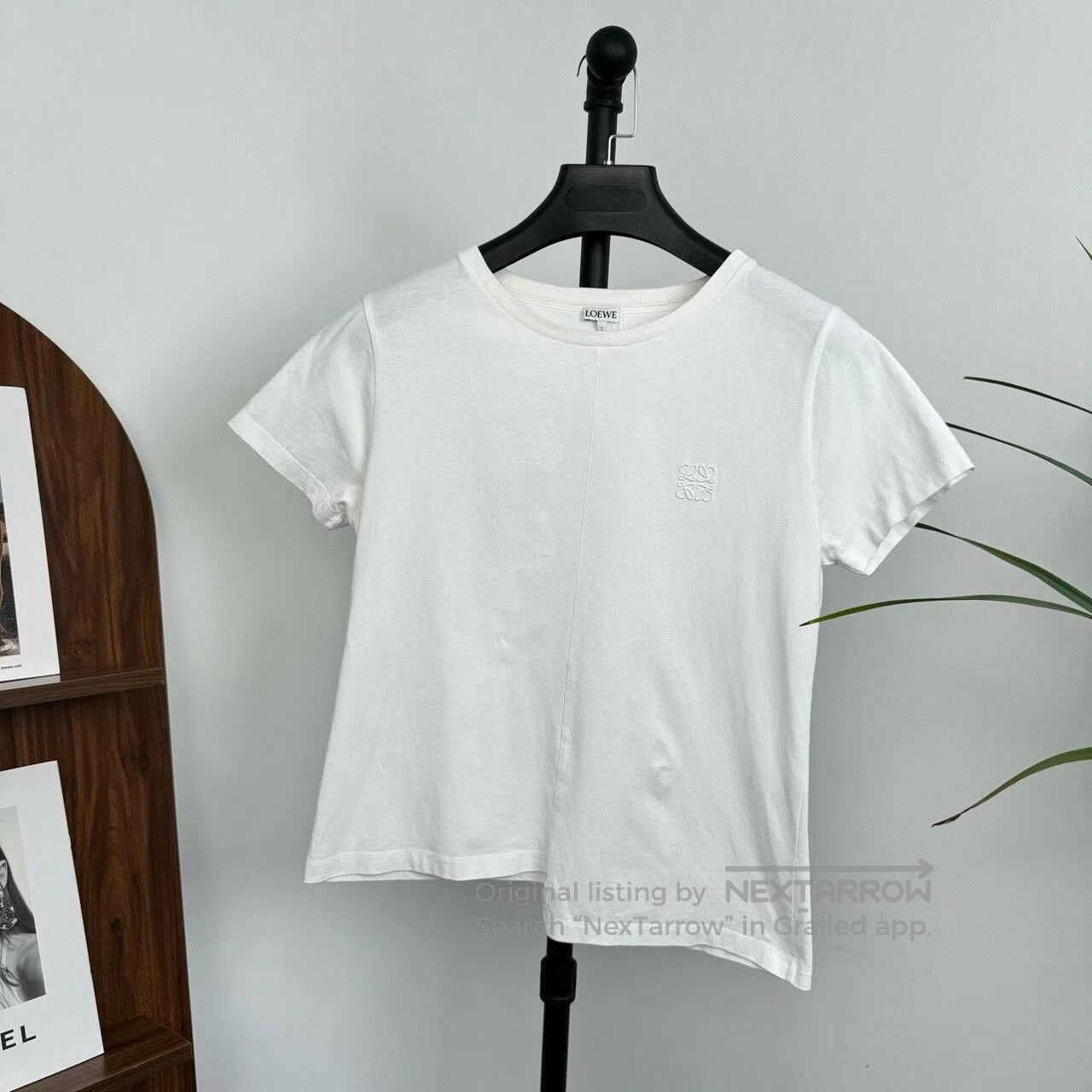 Loewe Loewe White Irregular Embroidered Short Sleeve M. Size US M / EU 48-50 / 2 - 1 Thumbnail