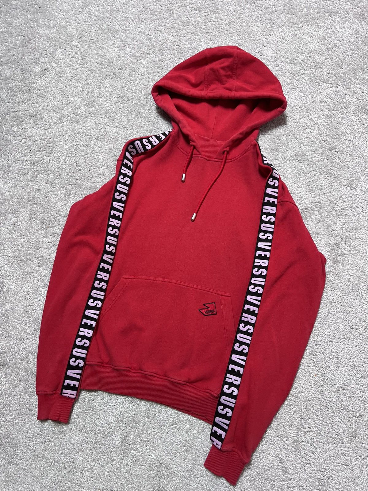 Versus Versace Versace Versus Red Lampas Hoodie Size M Size US M / EU 48-50 / 2 - 3 Thumbnail