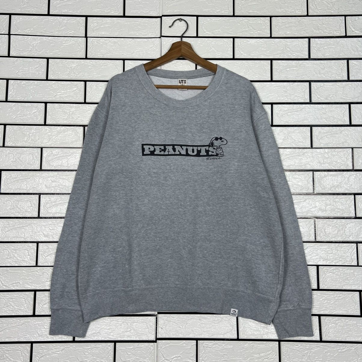 Peanuts UNIQLO X PEANUTS Big Logo Crewneck Sweatshirt #4169-C191 Size US XL / EU 56 / 4 - 3 Thumbnail
