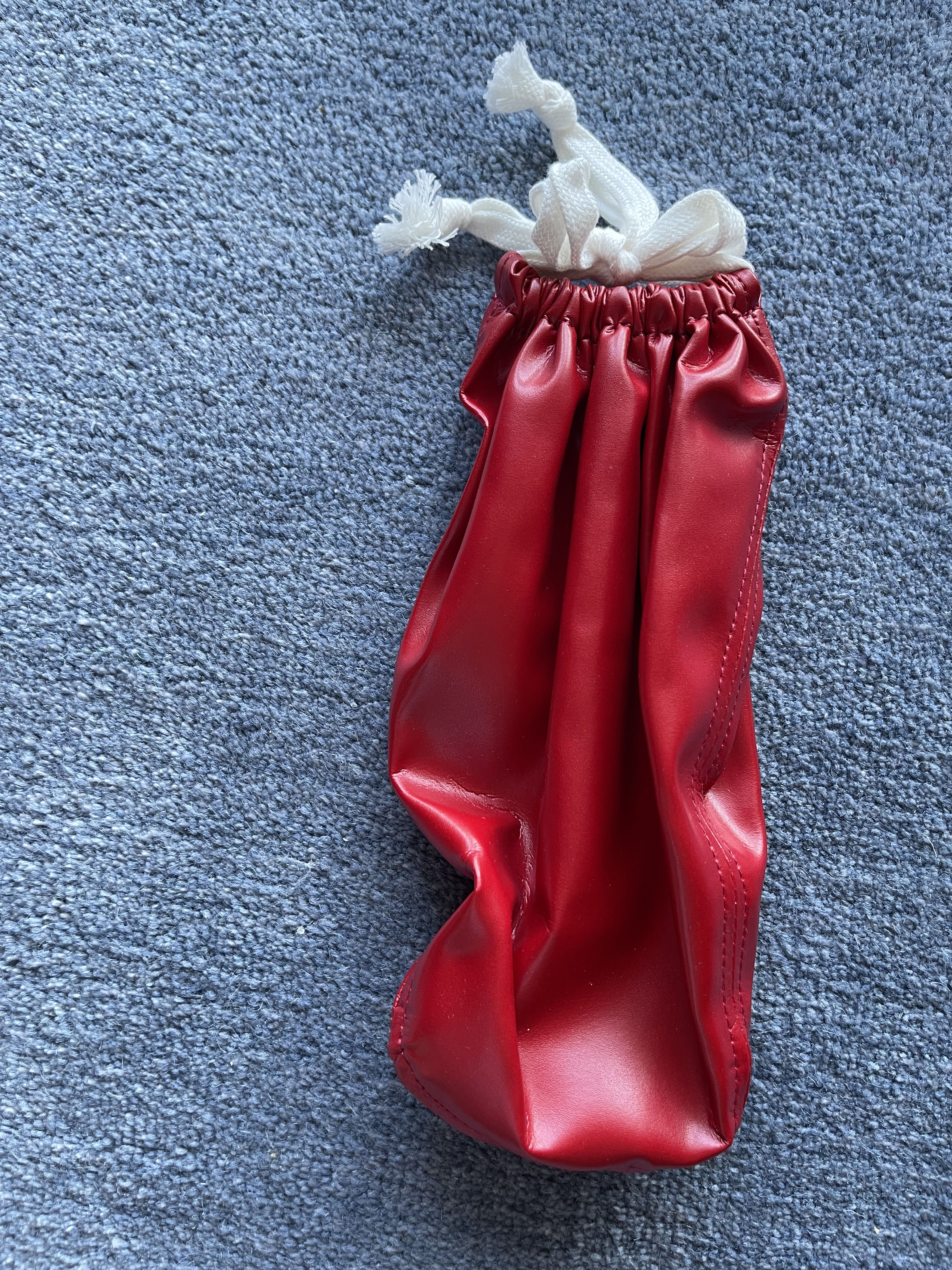 Comme des Garcons Comme des Garcons Woven Handbag Long Red Braided Wine Bag Size ONE SIZE - 5 Thumbnail