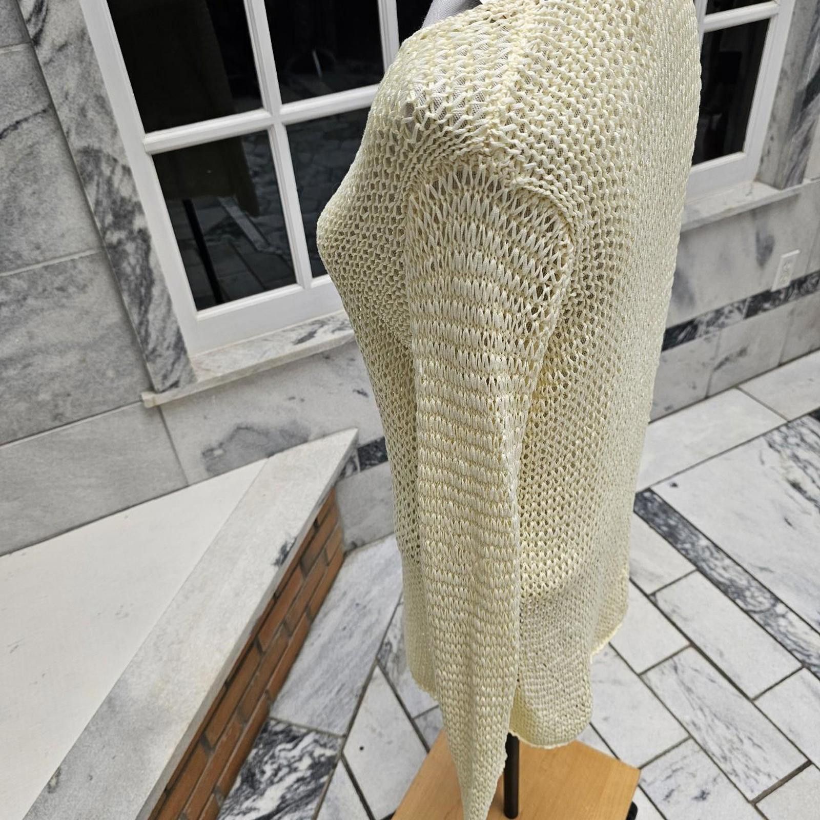 Designer J. Jill Women's Cream Knitted Cream Sweater Size L / US 10 / IT 46 - 7 Thumbnail