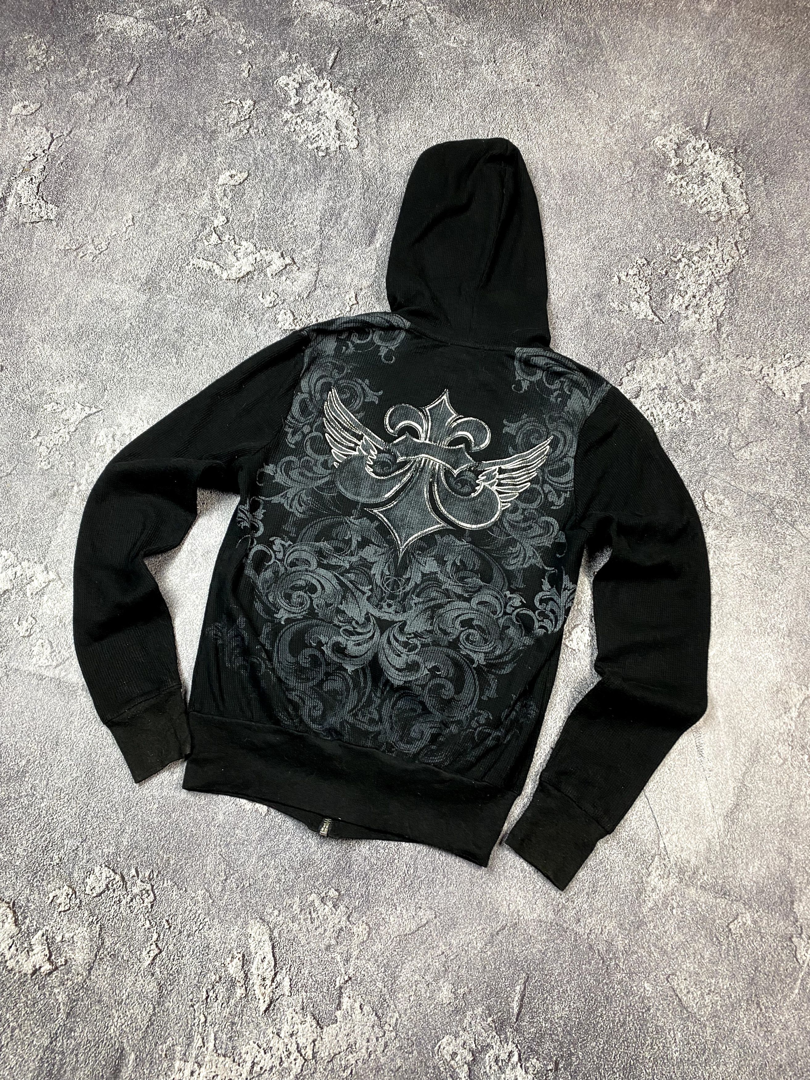 20471120 × Beauty Beast × If Six Was Nine Y2K Gothic If Six Was Nine Woman Light Zip Hoodie Streetwear Size S / US 4 / IT 40 - 6 Thumbnail