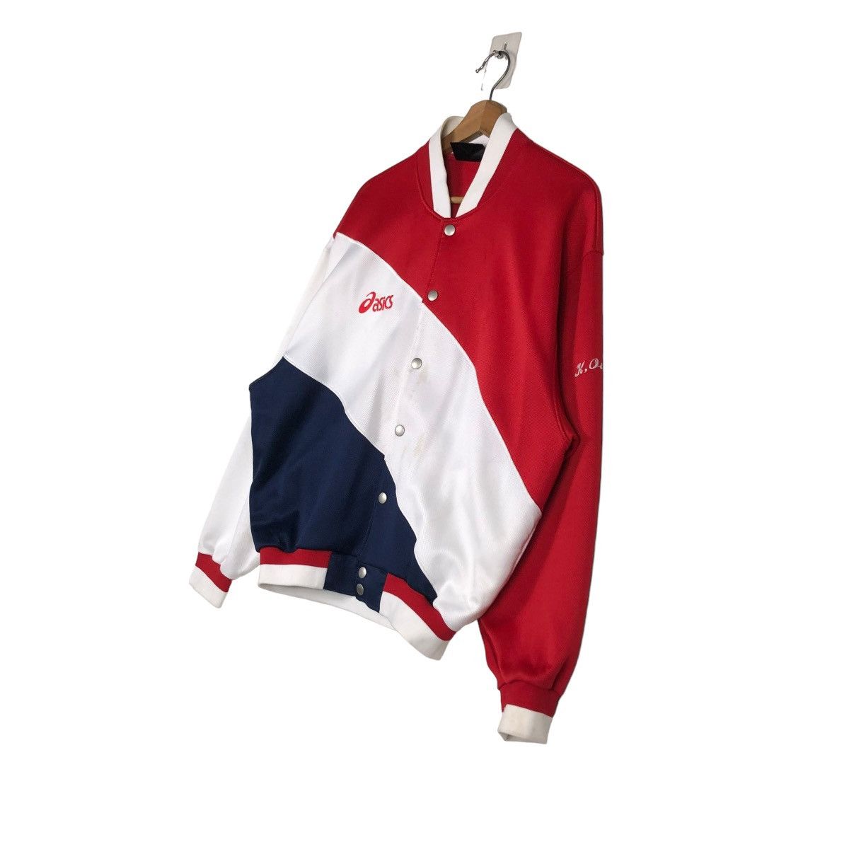 Japanese Brand 🔥VINTAGE BOMBER JACKET ASICS JAPAN BIG LOGO Size US M / EU 48-50 / 2 - 4 Thumbnail