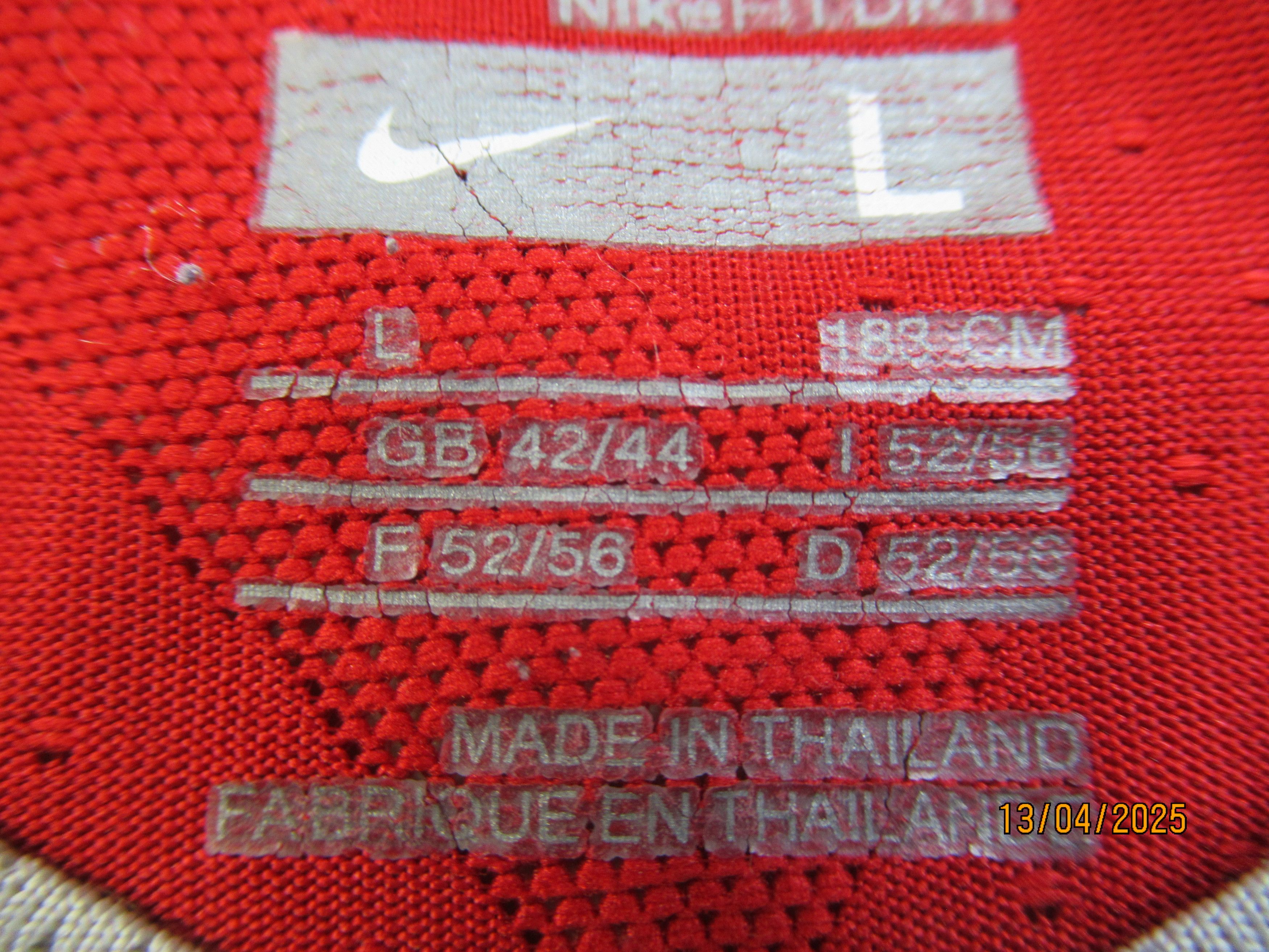 Nike Nike Five red jersey Size US L / EU 52-54 / 3 - 6 Thumbnail