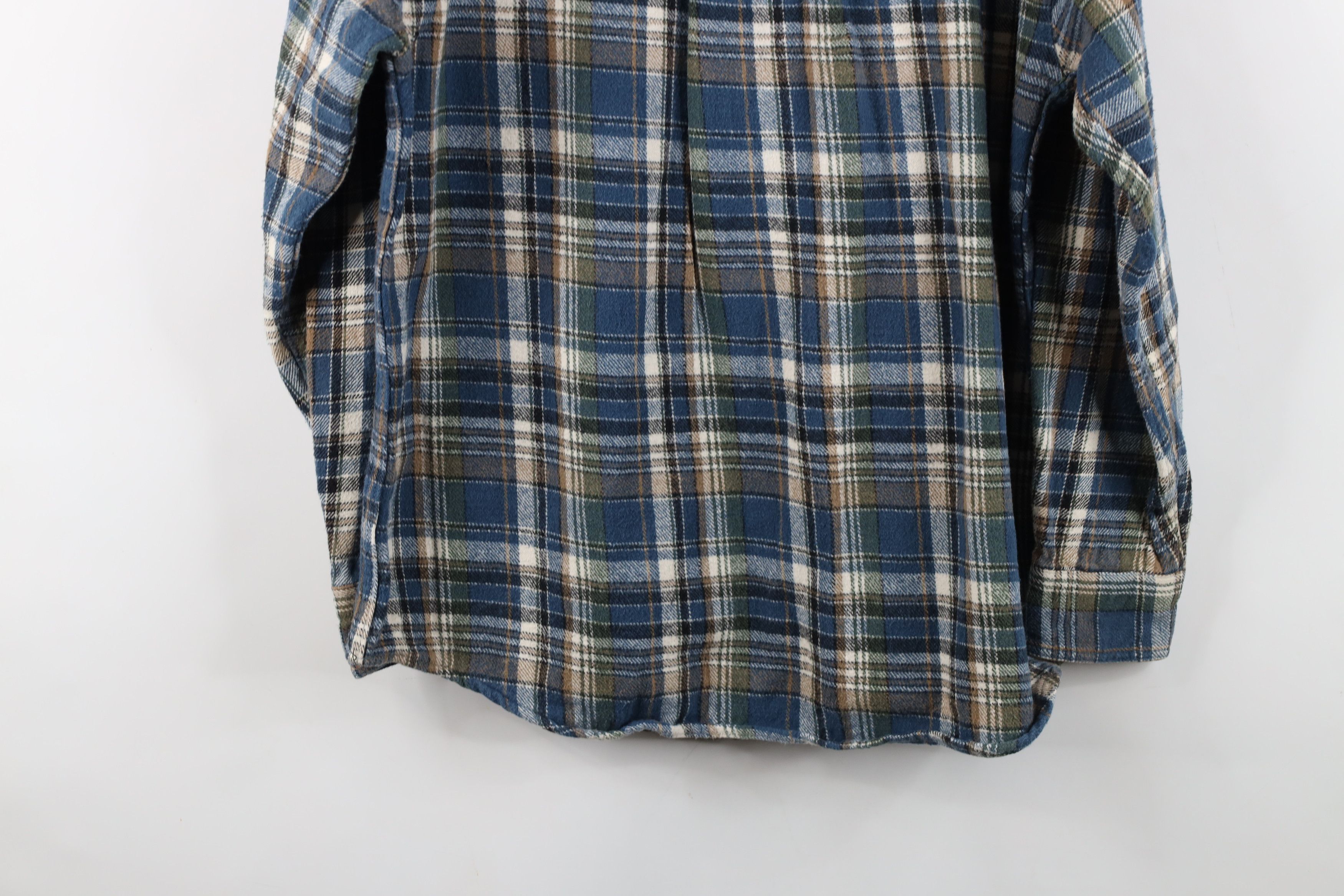 Vintage Vintage 90s Streetwear Heavyweight Collared Button Shirt Size US L / EU 52-54 / 3 - 12 Thumbnail
