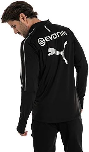 Puma Puma Borussia Dortmund 1/4 Training Top With Sponsor Logo Size US XXL / EU 58 / 5 - 3 Thumbnail