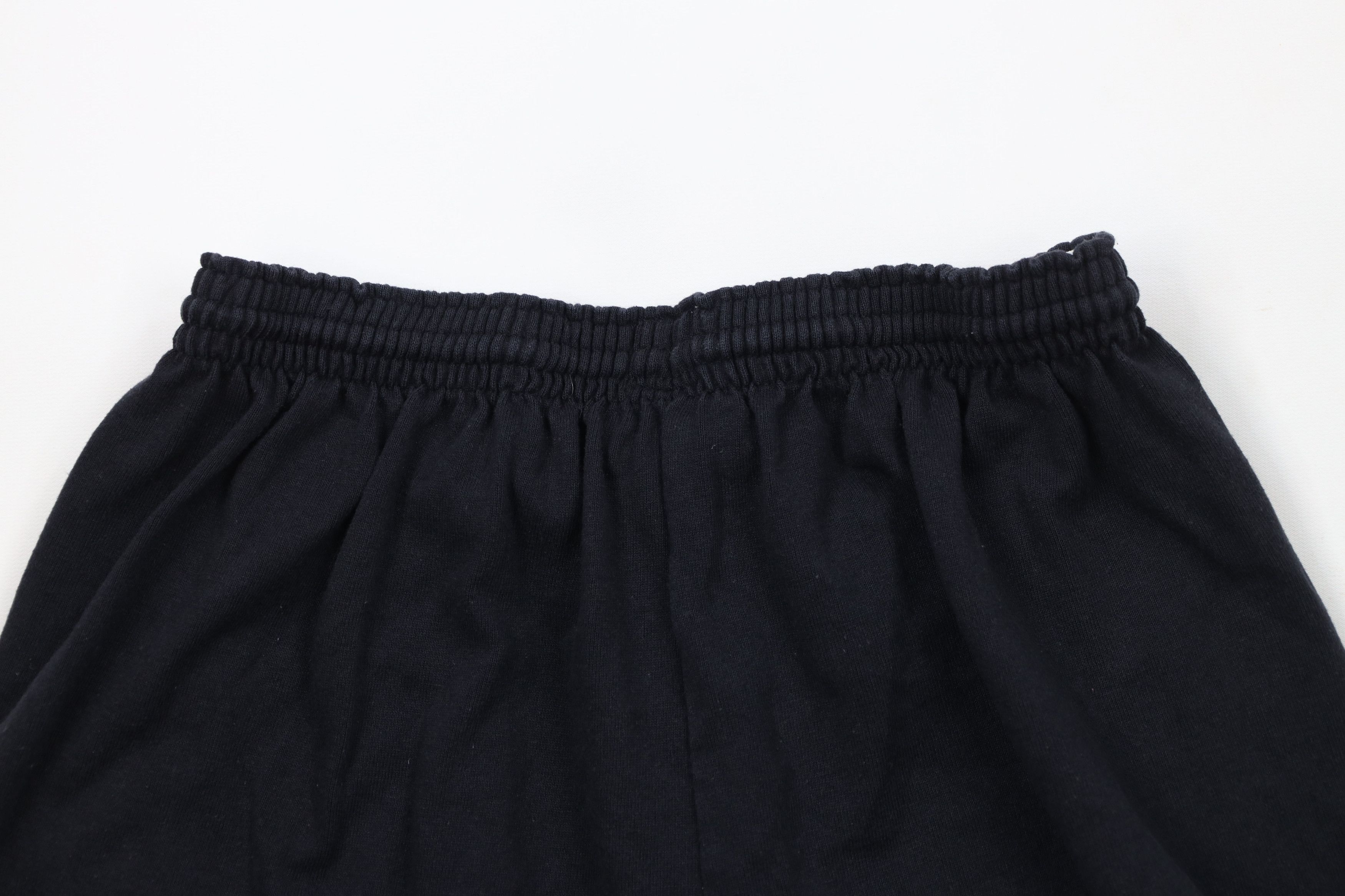 Champion × Vintage Vintage 90s Champion Spell Above Knee Shorts Black Cotton Size US 34 / EU 50 - 10 Thumbnail