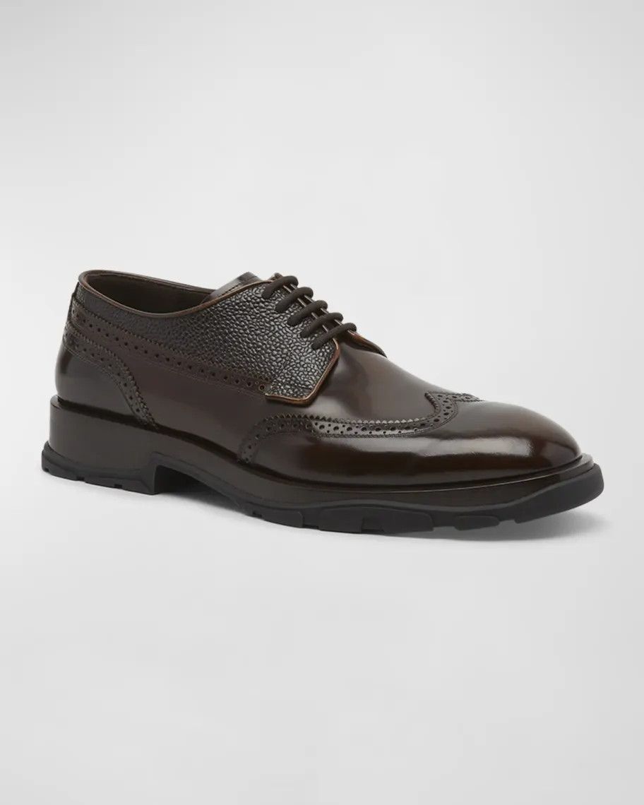 Alexander McQueen o1y1024 Laced Shoes in Dark Brown Size US 7.5 / EU 40-41 - 4 Thumbnail