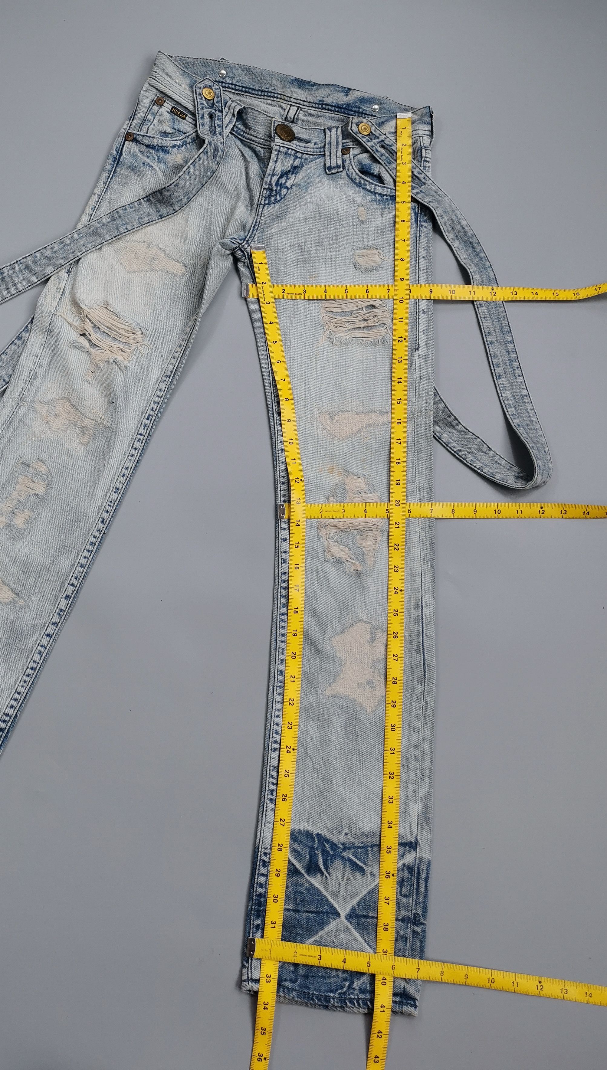 If Six Was Nine MURUA distressed jeans Size US 28 / EU 44 - 8 Thumbnail