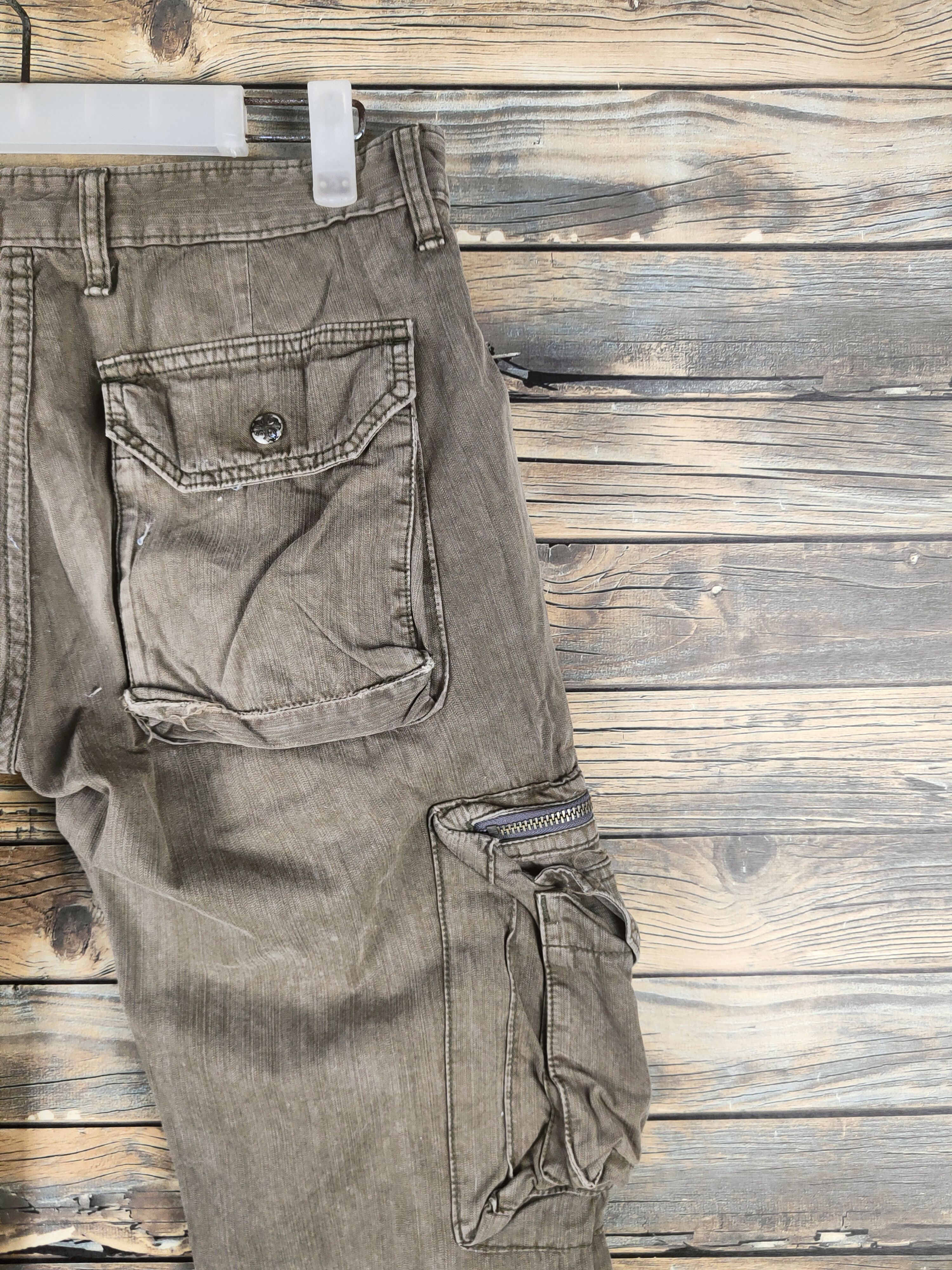 Surplus Research DL Surplus Brown Multipocket Cargo Pants #46-001 Size US 30 / EU 46 - 11 Thumbnail