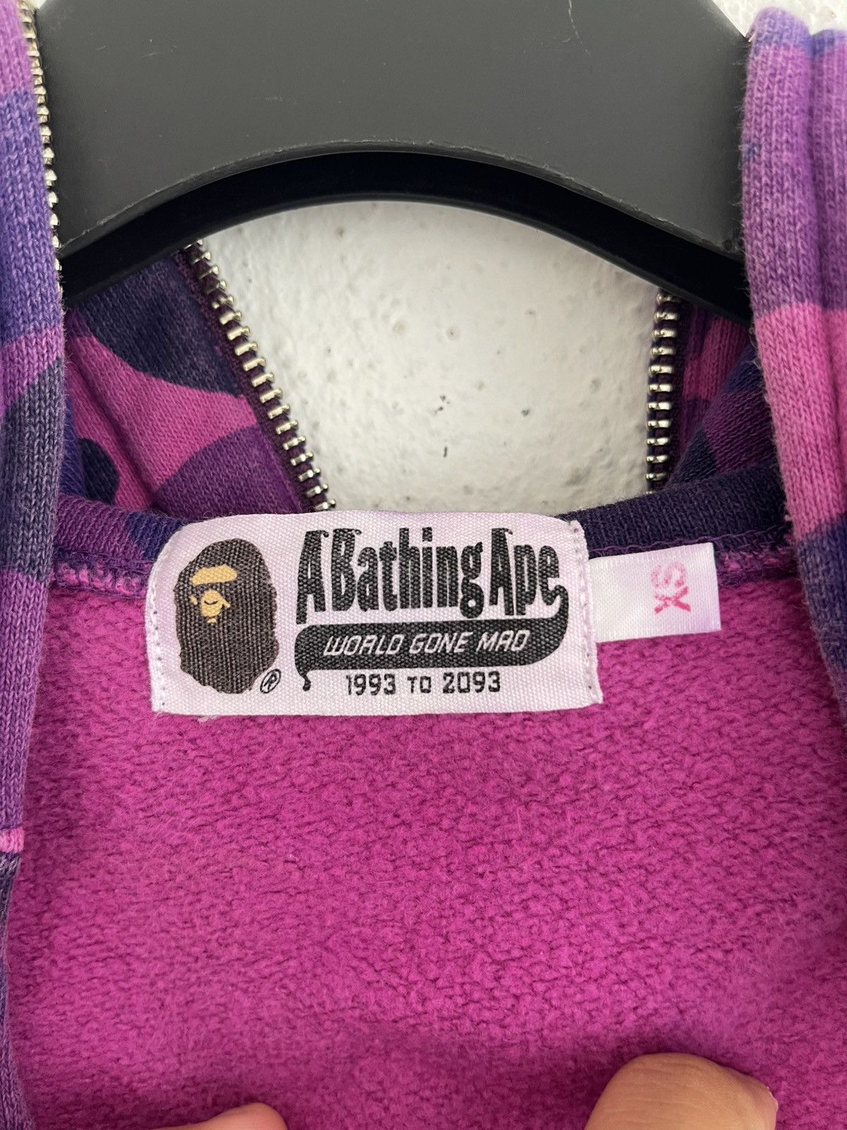 Bape Bape Purple Camo Sta Full Zip Hoodie Newjeans Fit Size XS / US 0-2 / IT 36-38 - 8 Thumbnail