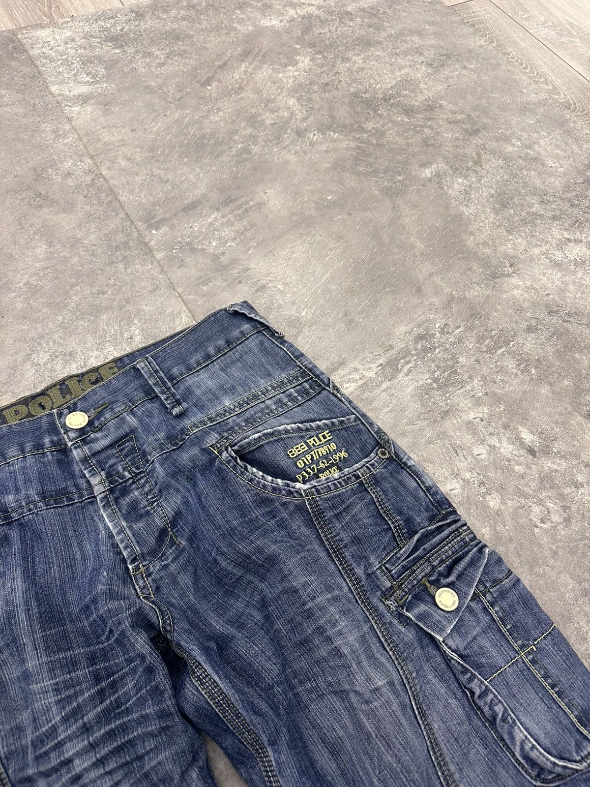 Vintage 883 Police Vintage Denim Baggy Shorts Size US 32 / EU 48 - 5 Thumbnail