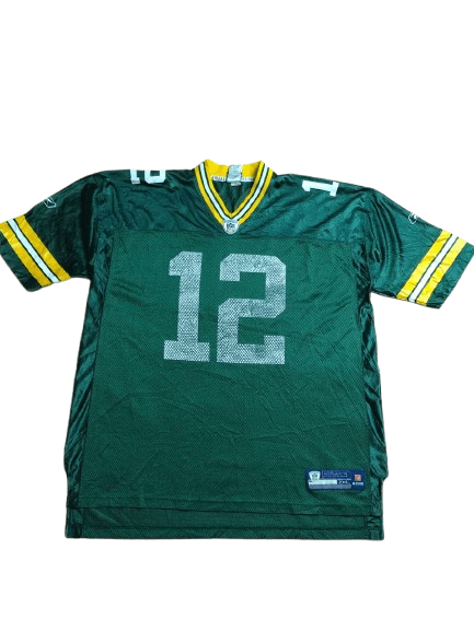 NFL NFL Reebok Aaron Rodgers № 12 Football Home Jersey Size 2XL Size US XXL / EU 58 / 5 - 1 Thumbnail