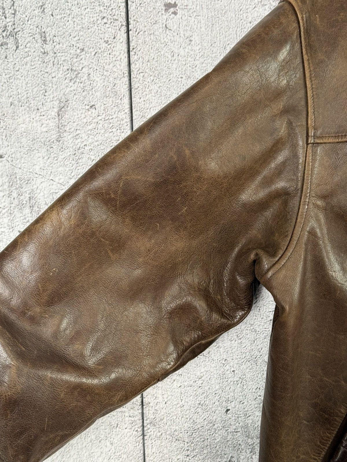 Timberland Vintage Timberland Leather Jacket Brown Shearling Collar Size US M / EU 48-50 / 2 - 6 Thumbnail
