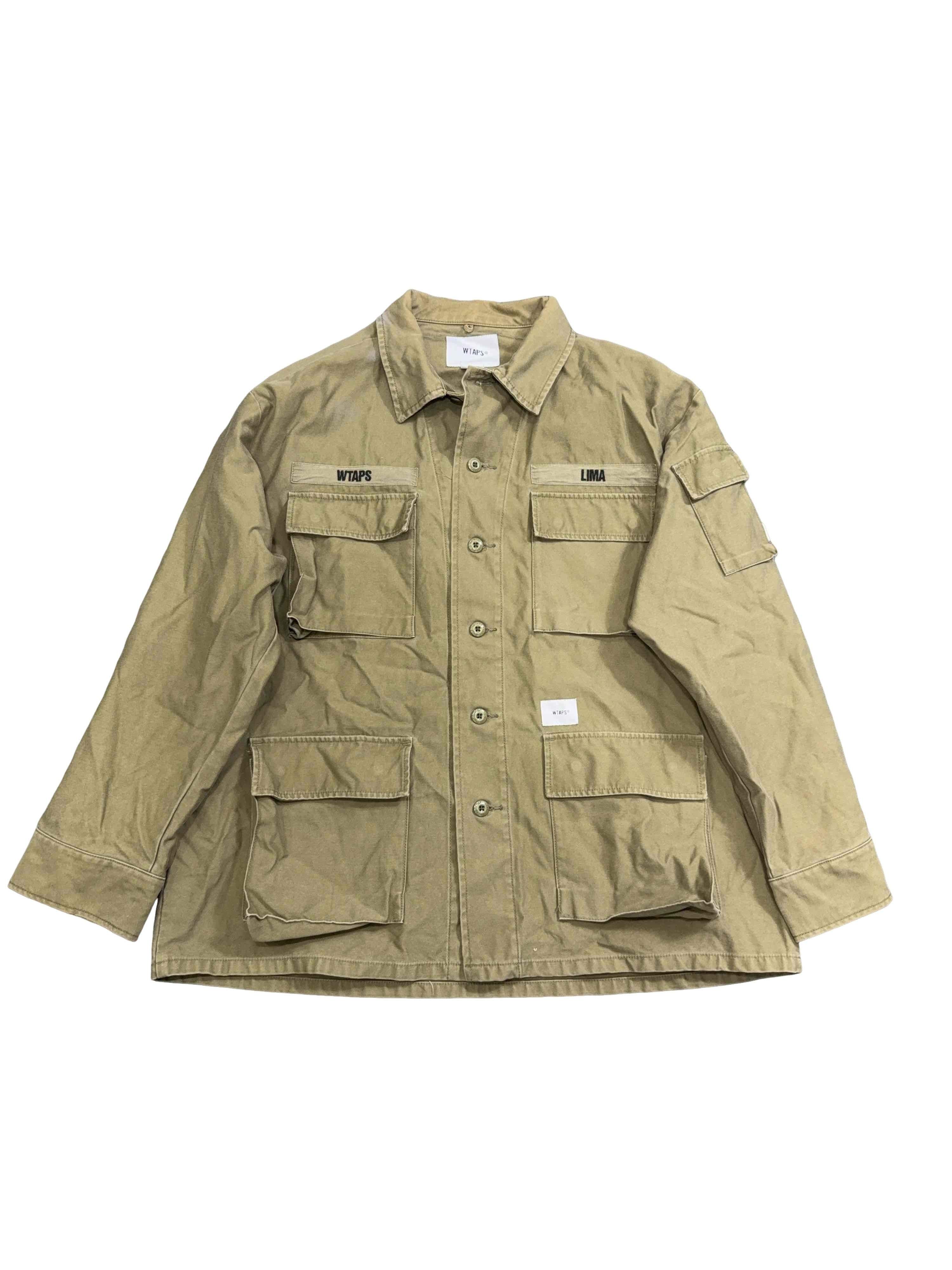 Wtaps WTAPS BUDS LS SHIRT COTTON SATIN 17SS - LIMA | Grailed