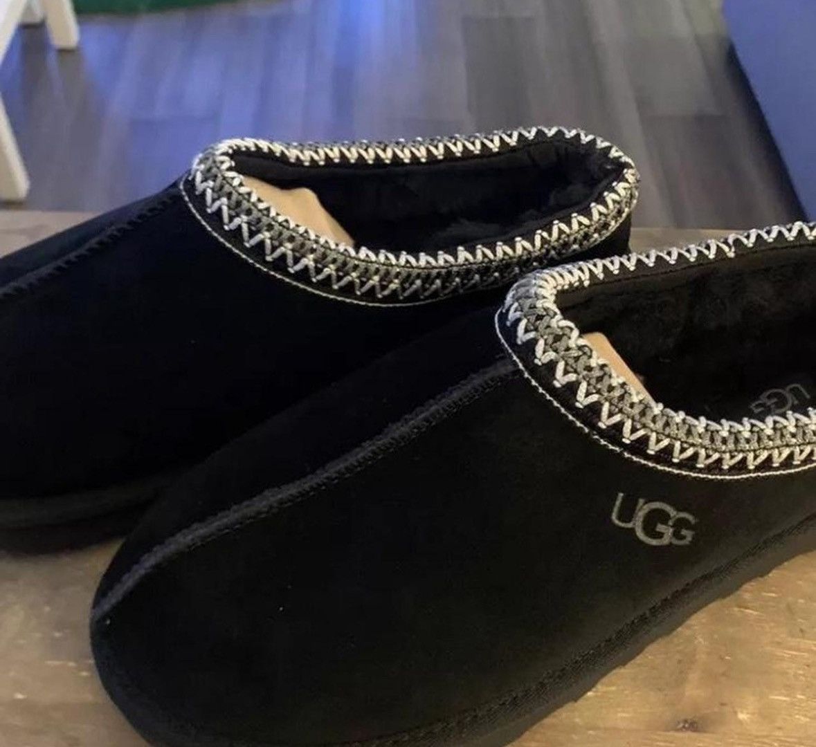 Ugg Ugg Black Tasman Suede Size US 10.5 / IT 40.5 - 1 Thumbnail