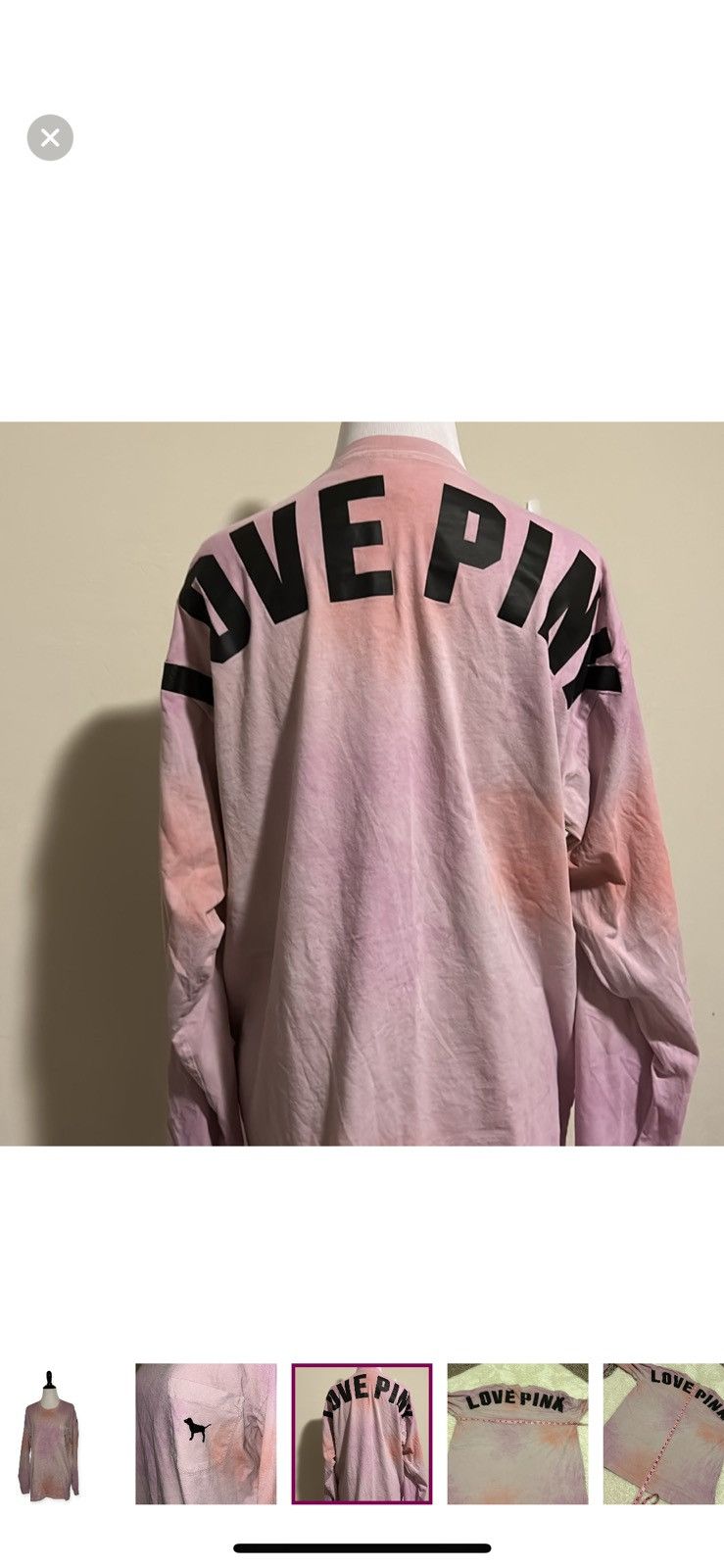 Pink Pink Victoria’s Secret medium tie dye long sleeved tee Size M / US 6-8 / IT 42-44 - 3 Thumbnail