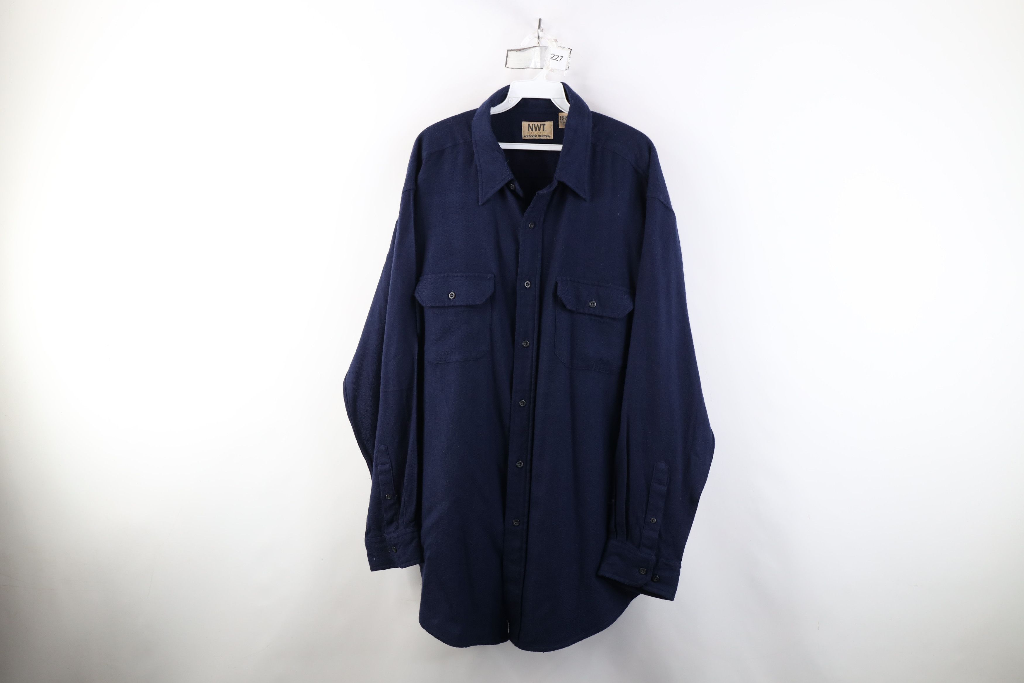 Vintage Vintage 90s Streetwear Flannel Collared Button Shirt Size US XL / EU 56 / 4 - 1 Thumbnail