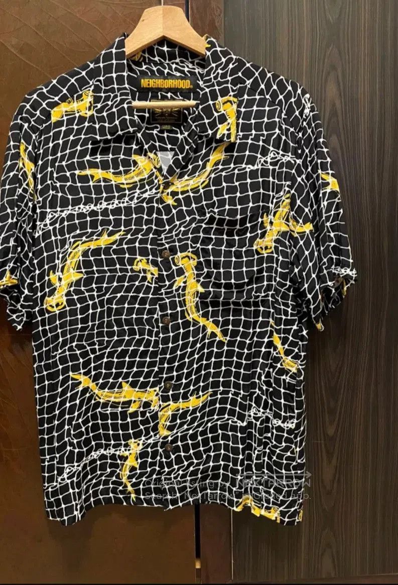 Neighborhood shark aloha short sleeve shirt. Size US L / EU 52-54 / 3 - 1 Thumbnail