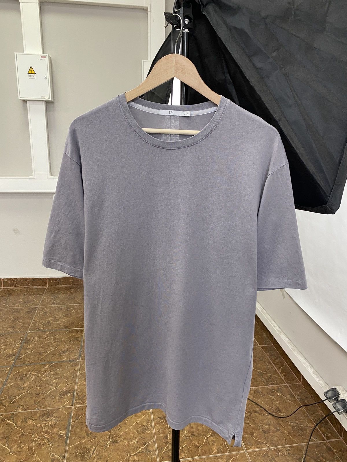 Jil Sander × Uniqlo Jil Sander Uniqlo +J Basic Grey T-Shirt Rare Retro Hype Y2K Size US L / EU 52-54 / 3 - 1 Thumbnail