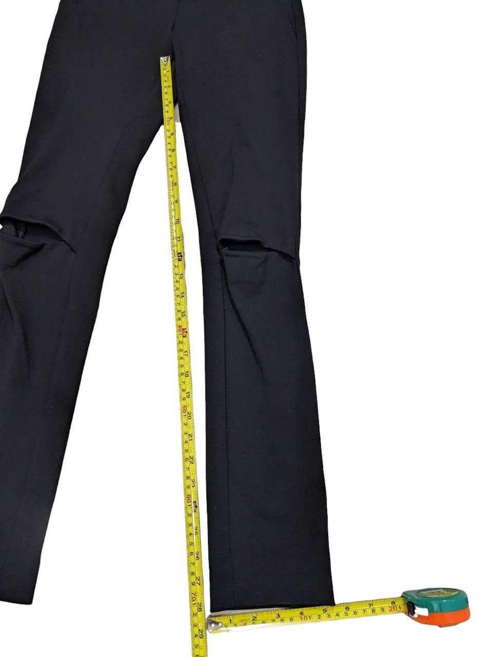 Neil Barrett RARE NEIL BARRETT CUT-OUT KNEE LEGGING PANTS SMART CASUAL Size 25" / US 0 / IT 36 - 9 Thumbnail