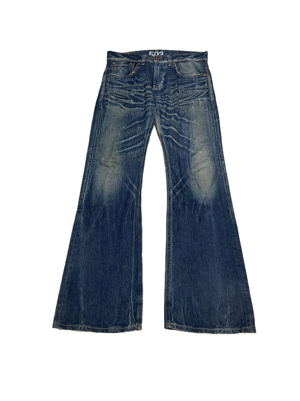 Vintage Edwin Blue Trip 503 Flare Jeans