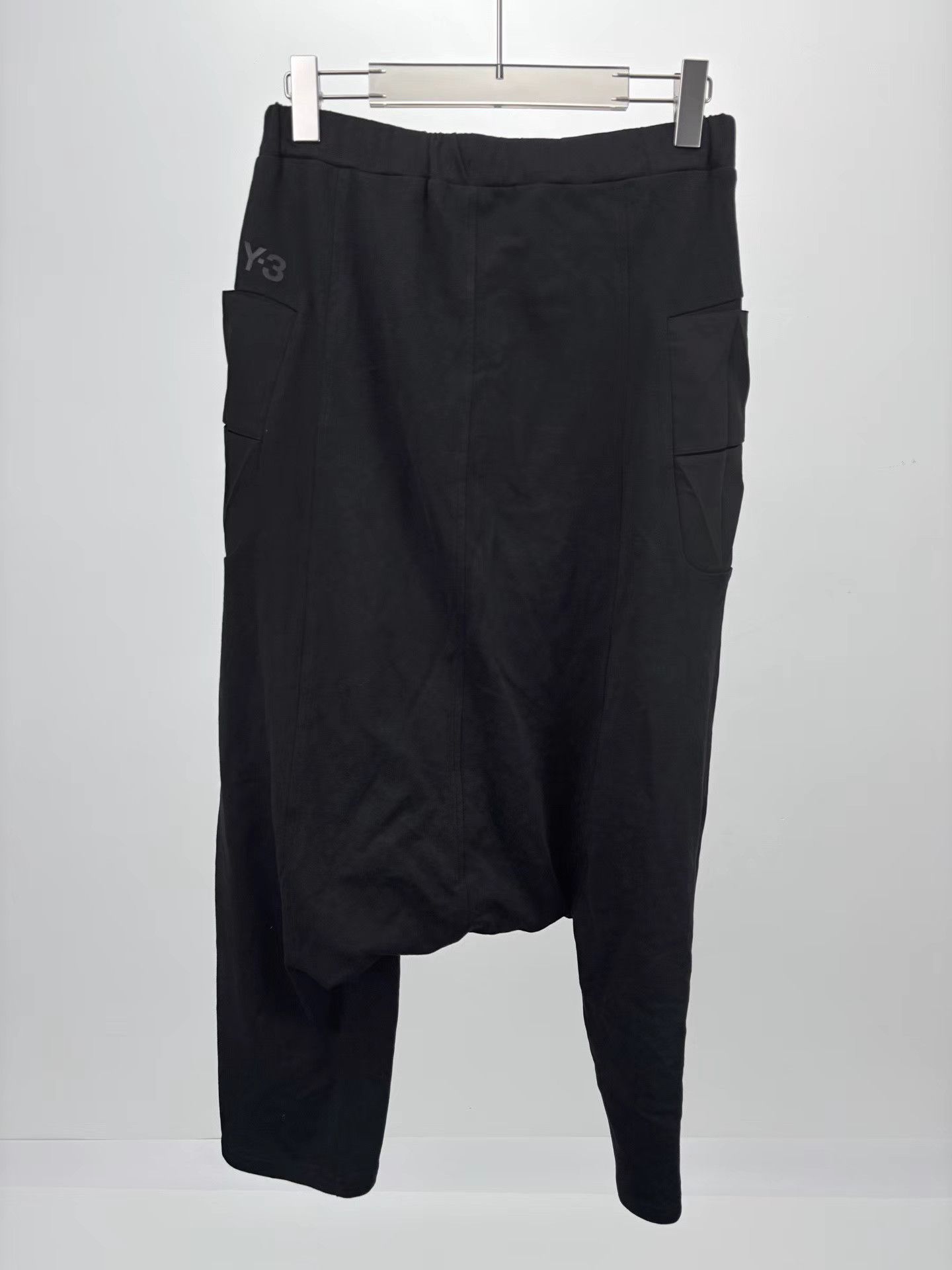 Y-3 Y-3 Black Cropped Pants K1 Size US 29 - 2 Thumbnail